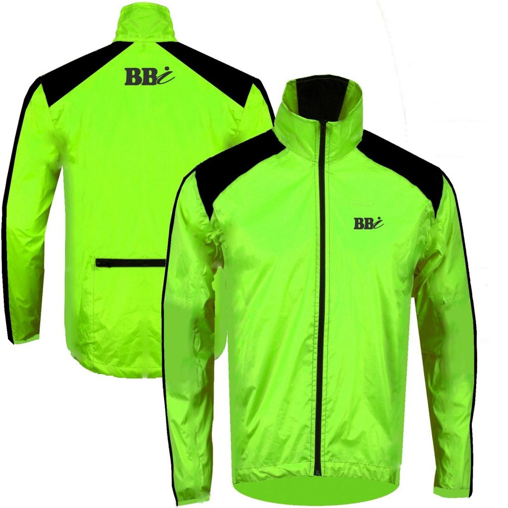 Heavy Rain Jacket 100% Waterproof High Visibility Running Top Quality ...