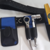 BBI Scaffolding Blue Nylon & Leather Tools Belt 2 in 1 Padded Work Tool Belt