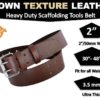 Scaffolding Work Belt Tool Belt Heavy Duty Top Quality Brown leather Tool Pouch