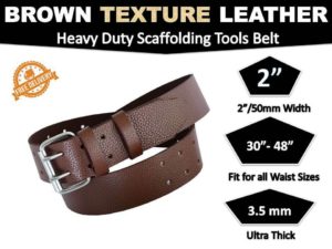 Scaffolding Work Belt Tool Belt Heavy Duty Top Quality Brown leather Tool Pouch
