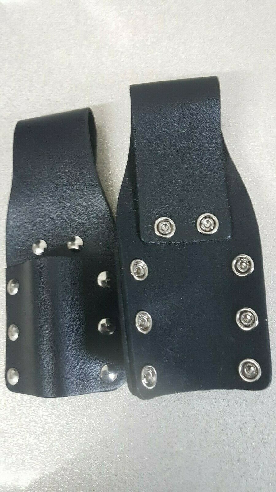 Scaffolding Leather Belt & Black Ratchet 17 21mm Spanner Tools Level Tape Holder 